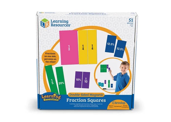 Double Sided Magnetic Fraction Squares