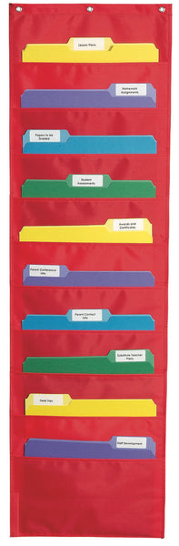 Storage pocket chart 10 pockets 