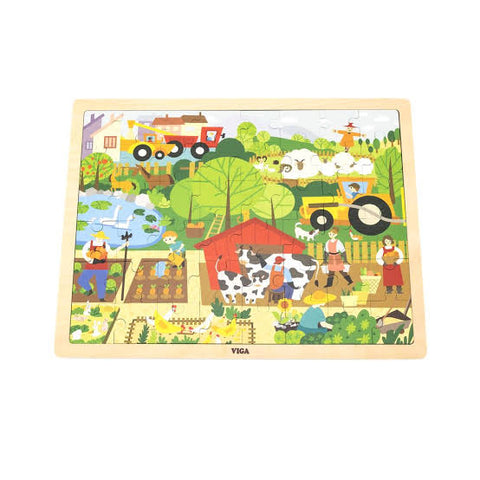 Wooden Farm Puzzle – 48 Pieces