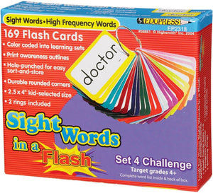 Sight Words in a Flash Card Set Grades 2-3