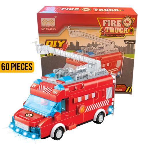 Bump and Go Fire Engine with Lights and Music