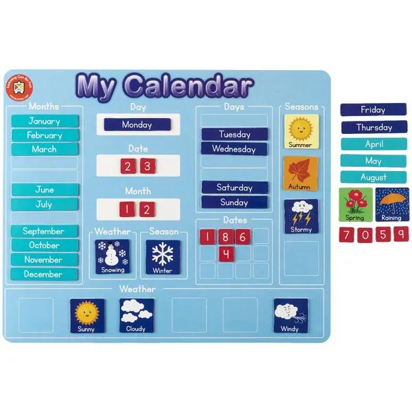 Magnetic Learning Board Calendar