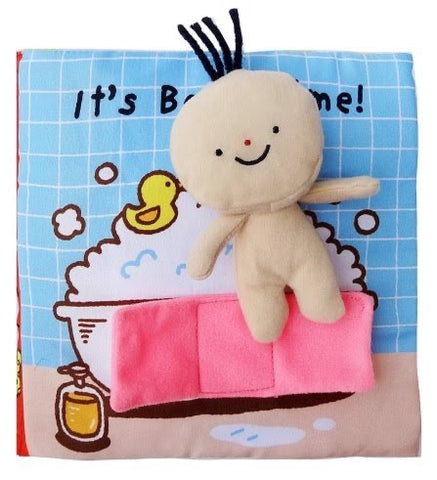 It’s Bath Time Cloth Book Quiet Book