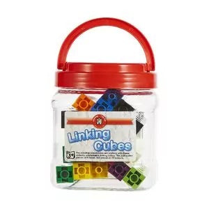 Linking cubes jar of 100