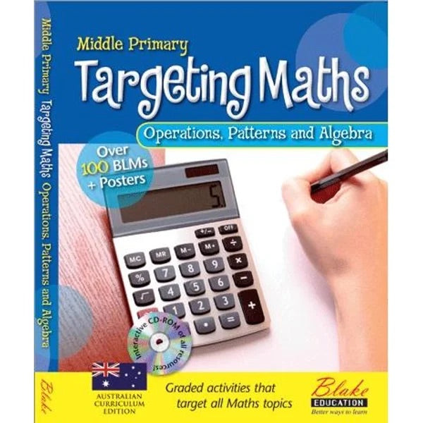 Targeting Maths BLM Operations, Patterns and Algrebra with CD