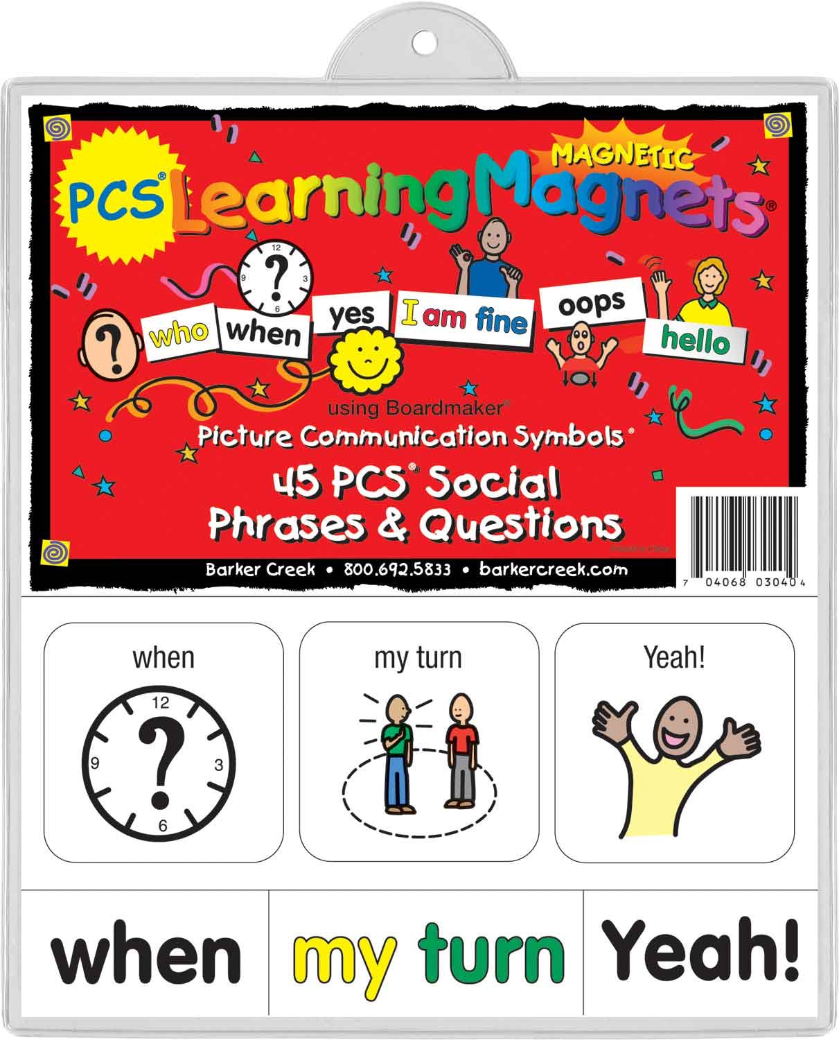 Learning Magnets 45 Social Phrases & Questions