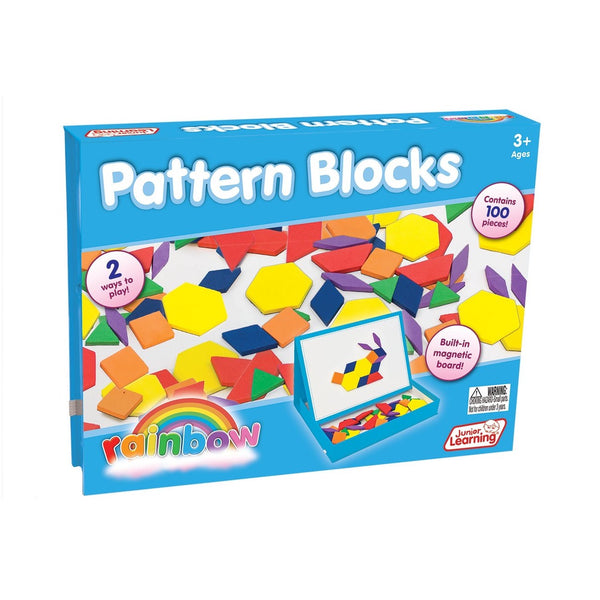 Rainbow pattern blocks