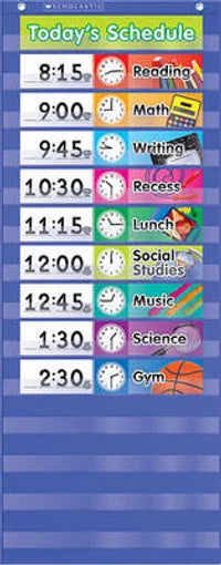 Daily Schedule Pocket Chart