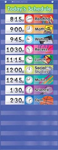 Daily Schedule Pocket Chart