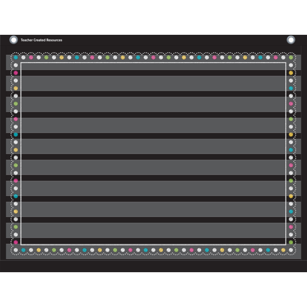 Chalkboard brights mini pocket chart