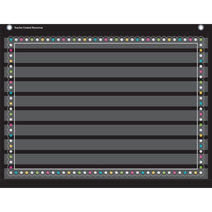 Chalkboard brights mini pocket chart