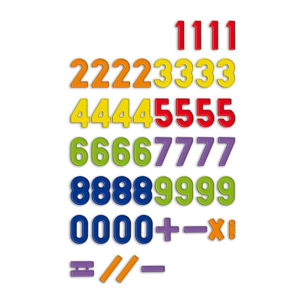 Magnetic Numbers Fridge Magnets