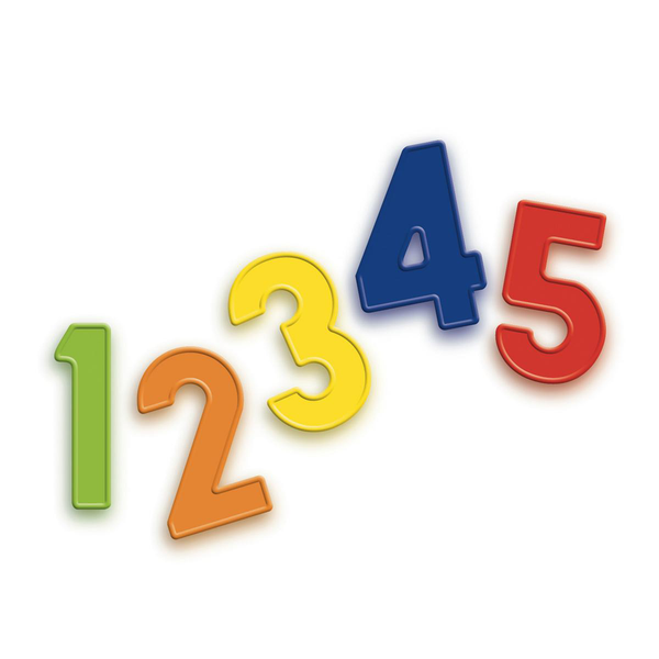 Magnetic Numbers Fridge Magnets